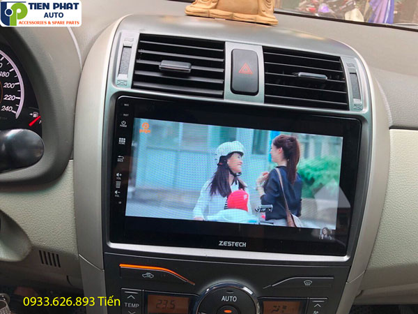 Màn hình DVD Android Zestech cho Toyota Corolla Altis 2009-2012 chính hãng