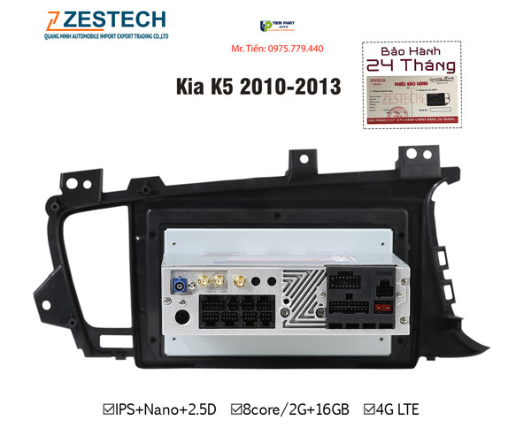 Màn hình DVD Android Zestech - Màn hình DVD cho Kia K5 2010-2013