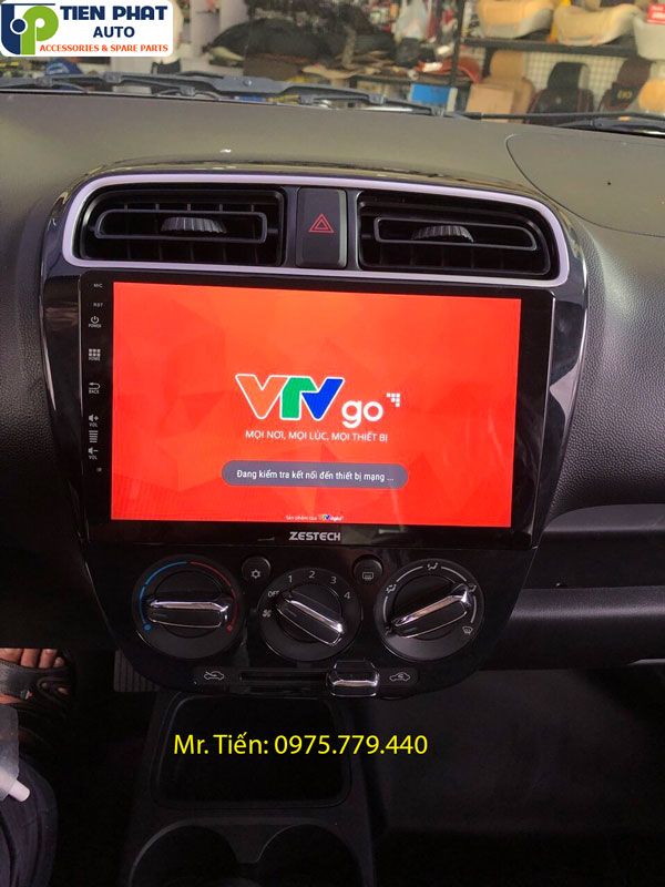 Lắp đặt màn hình DVD Android Zestech cho Mitsubishi Attrage tại TPHCM