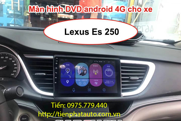 Màn hình DVD Android cắm sim 4G cho xe Lexus ES250