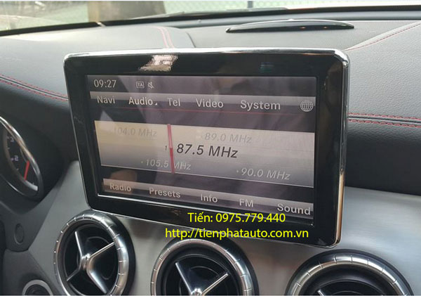 Màn hình DVD Android cắm sim 4G cho xe Mercedes CLA 