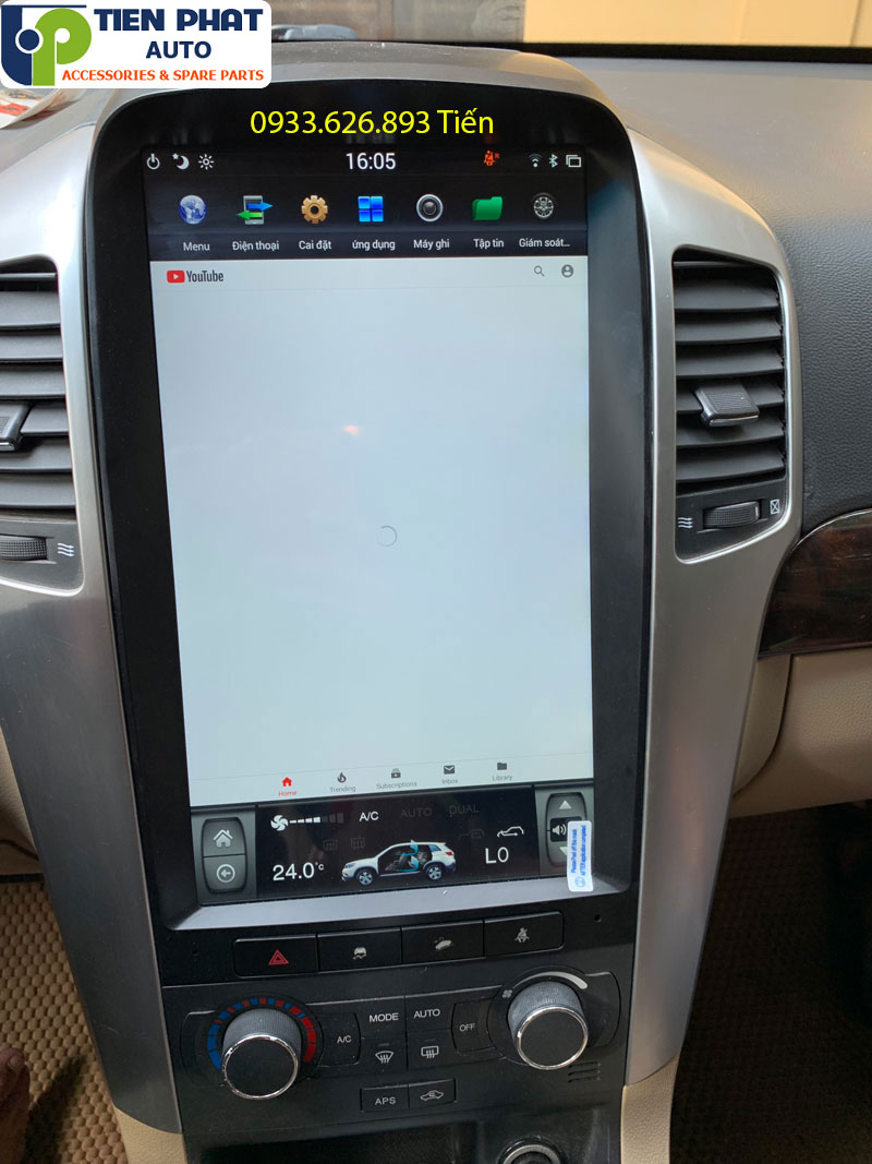Lắp đặt màn hình DVD ô tô cho Chevrolet Captiva chạy Android-Màn hình Tesla