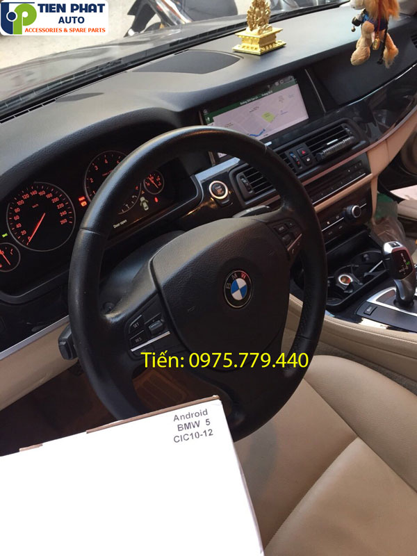 Lắp màn hình DVD Android cắm sim 4G cho xe ô tô BMW Series 5
