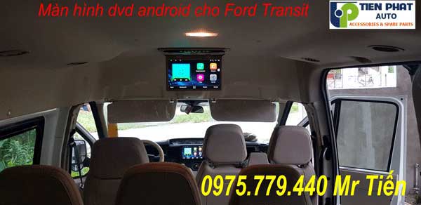 man hinh dvd android cho ford transit 2010-2018
