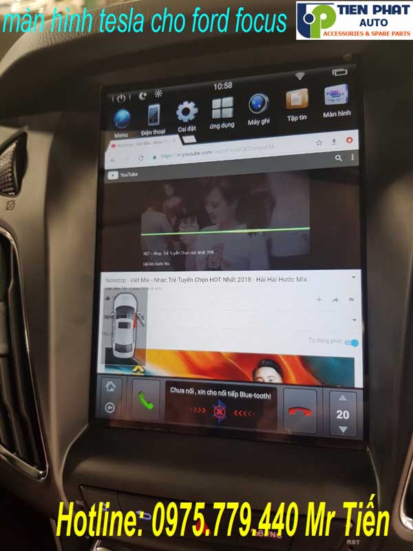 Lắp Màn Hình DVD Tesla Cho Ford Focus 2013-2018 Uy Tín Chuyên Nghiệp Tại Tp.HCM