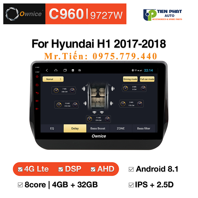 Màn Hình Android DVD Ownice C960 Cho Xe Hyundai